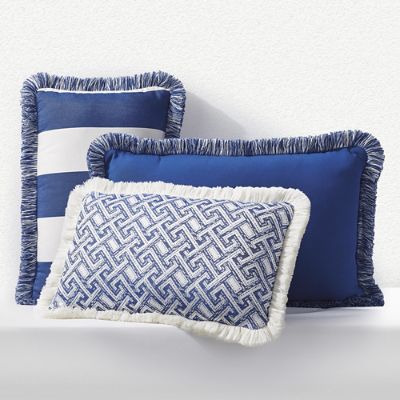 Outdoor Lumbar Pillow with Fringe | Frontgate