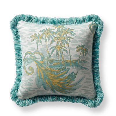Paradise Isle Lemon Outdoor Pillow | Frontgate