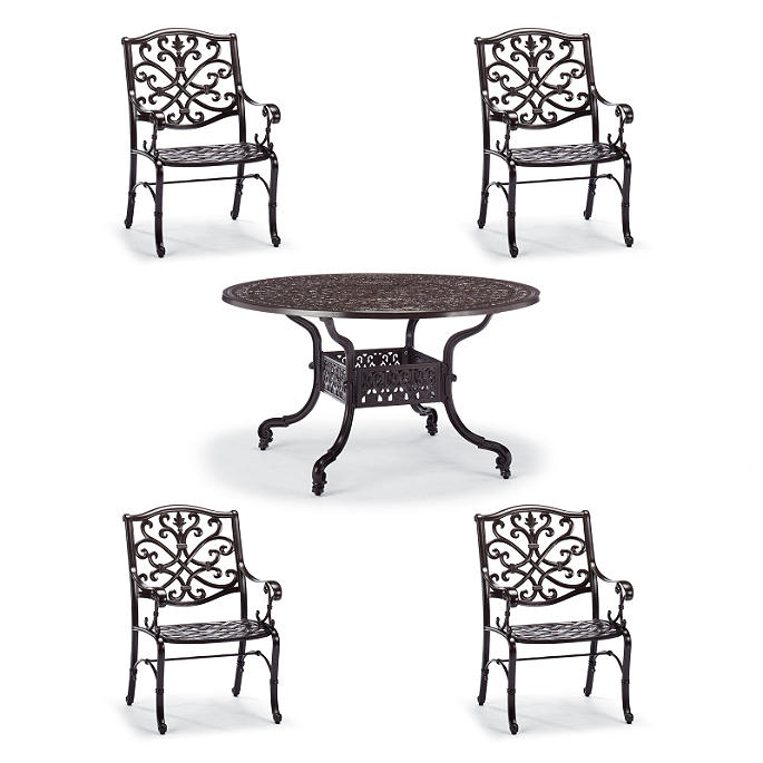 Orleans 5 Pc Round Dining Set In, Patio Furniture New Orleans