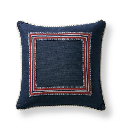 Riviera Indigo Outdoor Pillow Frontgate