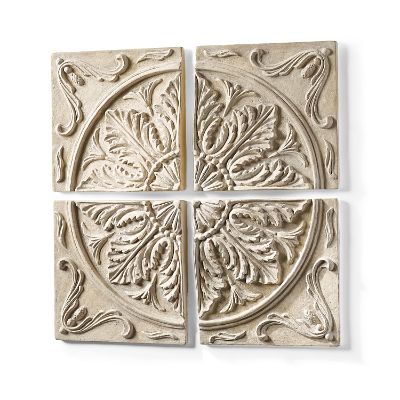 Set of Four Medallion Wall Plaques Frontgate