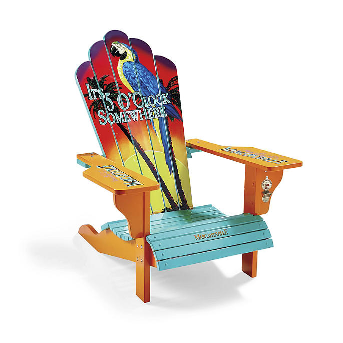O Clock Somewhere Adirondack Chair, Margaritaville Outdoor Furniture