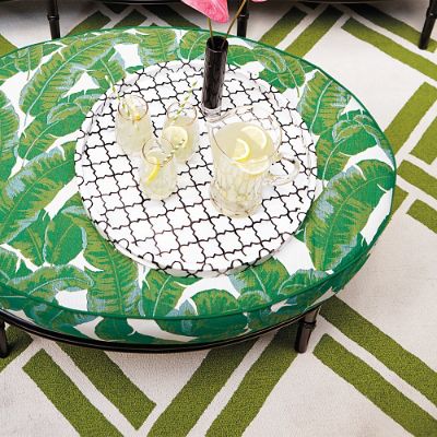 Bamboo Outdoor Rug Frontgate