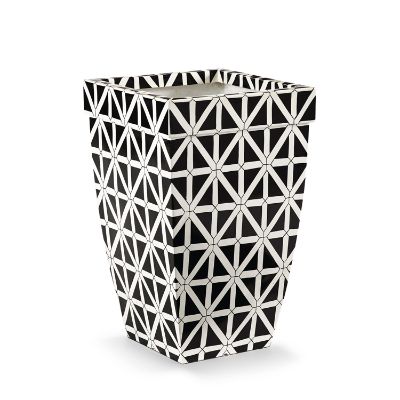 Madison Planters in Black and White | Frontgate