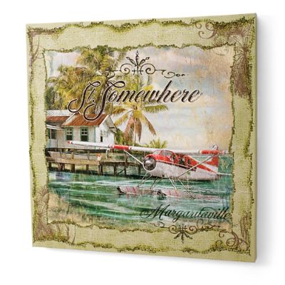 Margaritaville Sea Plane Canvas 