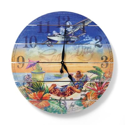 Margaritaville Seas the Day Outdoor Clock Frontgate