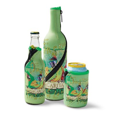 Margaritaville Zipper Beer Koozies, Set of Two | Frontgate