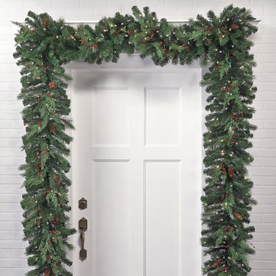 Winter Pine Cordless Garland Frontgate