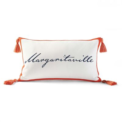 Margaritaville Script Throw Pillow Frontgate
