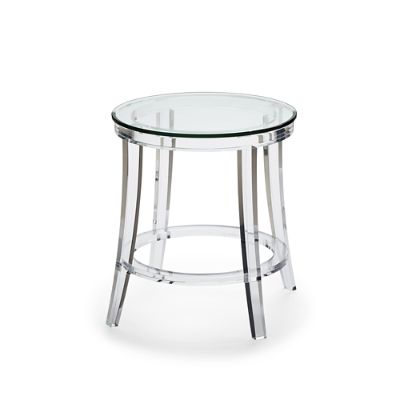 Acrylic Glass Top Accent Table Frontgate