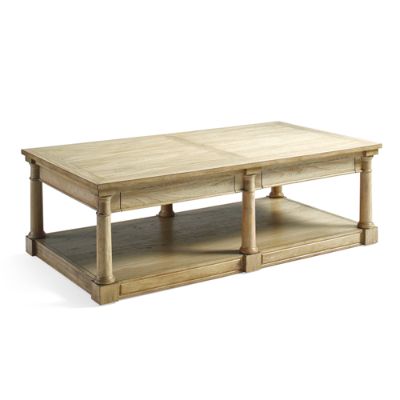 Monroe Coffee Table in Elm Grey Frontgate