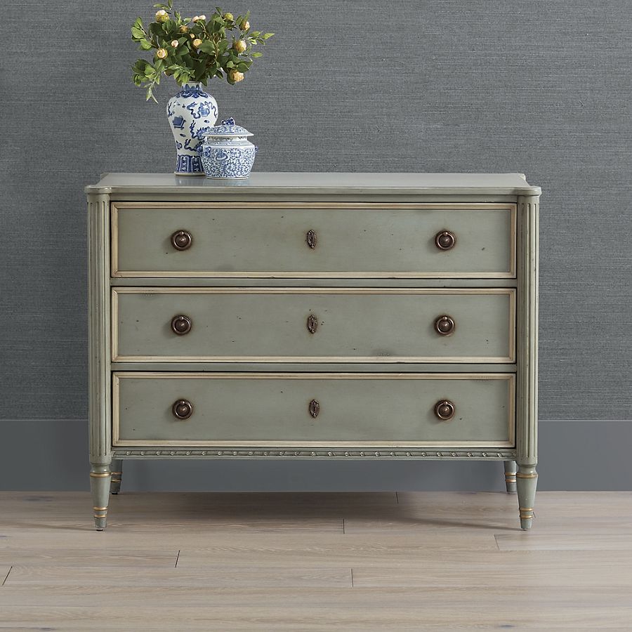 Etienne 3-drawer dresser is perfect for a timeless, European inspired bedroom or dressing room.