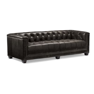 Preston Leather Sofa Frontgate