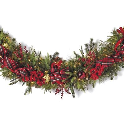 Highland Holiday Pre-Decorated Garland | Frontgate