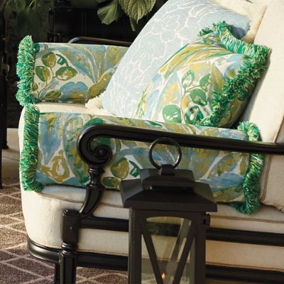 Tropico Lagoon Outdoor Bolster Pillow Frontgate