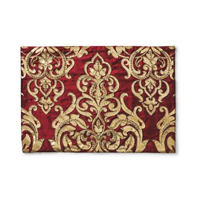 Arabella Burgundy/Gold Placemat Frontgate