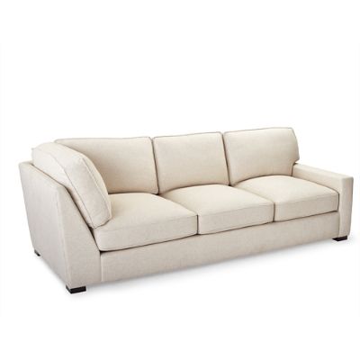 Sawyer Linen Corner Sofa Frontgate