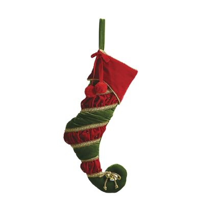 'Tis The Season Red Cuff Quilted Stocking | Frontgate