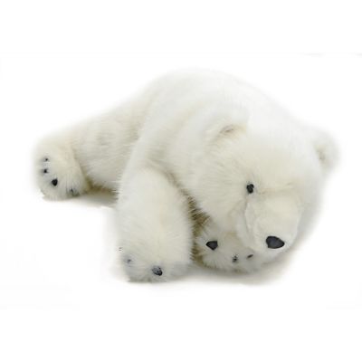 christmas stuffed polar bear