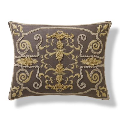 Embroidered European Lumbar Pillow | Frontgate