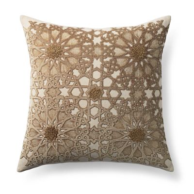 Velvet Tiled Decorative Pillow Frontgate