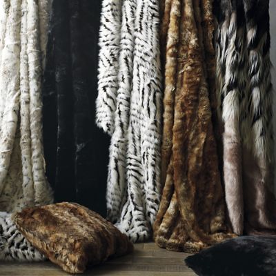 Frontgate fur blanket new arrivals