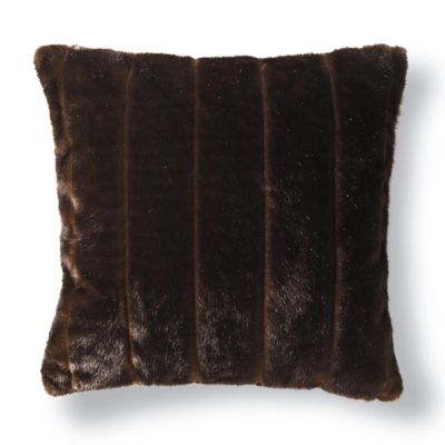 Luxury Faux Fur Pillow Frontgate