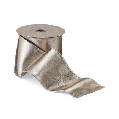 Platinum Faux Leather Ribbon Frontgate