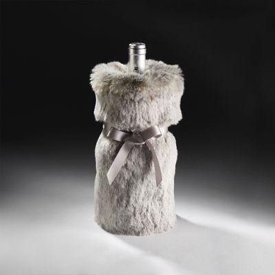 fuzzy wine bag