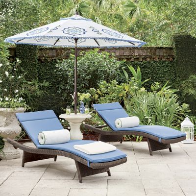 Balustrade Umbrella Table | Frontgate