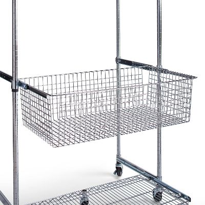 Chrome Shelving Pull Out Sliding Basket Frontgate