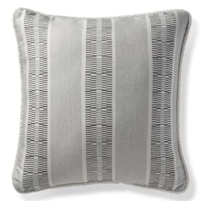 Kiernan Stripe Dove Outdoor Pillow | Frontgate