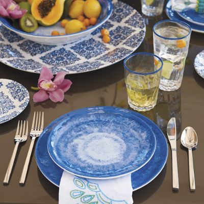 Reactive Blue Dinnerware | Frontgate