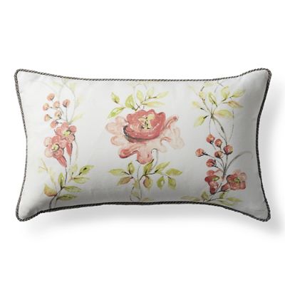 Oriental Blooms Outdoor Lumbar Pillow | Frontgate