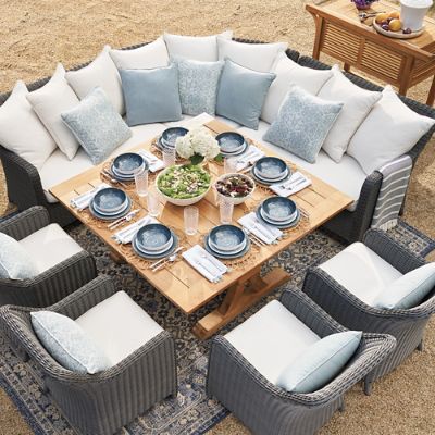 Beaumont corner sofa dining table set discount