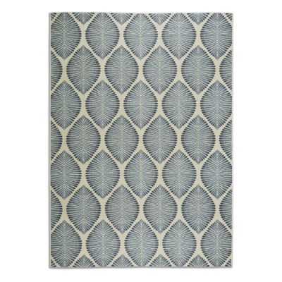 Abstract Leaf Outdoor Rug | Frontgate