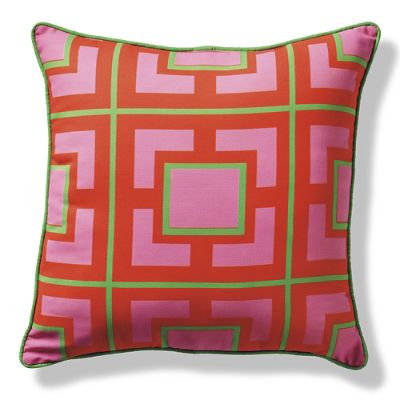 Circa Plaid Outdoor Pillow | Frontgate