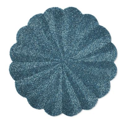 Donatella Scalloped Beaded Placemats, Set of Four Frontgate