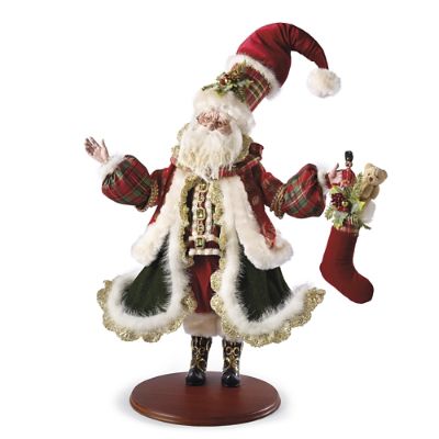 Mark Roberts Santa Filling Stockings Figure | Frontgate