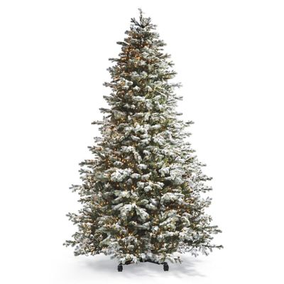 Grand Snow Blue Spruce Inversion Artificial Prelit Christmas Tree