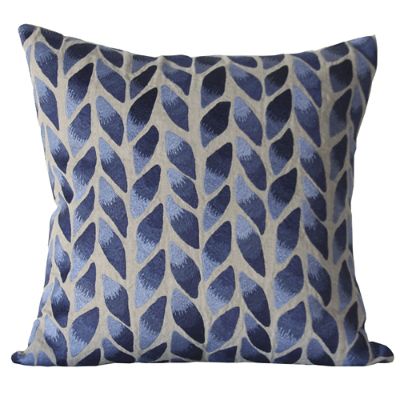 Tobacco Embroidered Decorative Pillow by Bliss Studio Frontgate