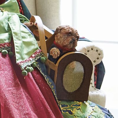 Holiday Lulu Lifesize Figure with Dog | Frontgate