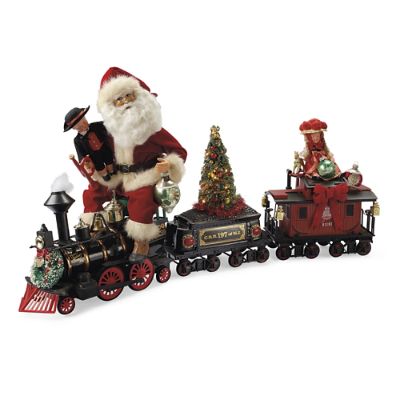 Karen Didion One-of-a-Kind Christmas Locomotive Santa