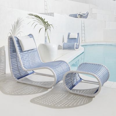 Amalfi Lounge Chair And Ottoman Cover Frontgate