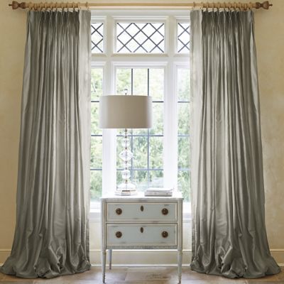 Silk Dupioni Drapery Panel Frontgate