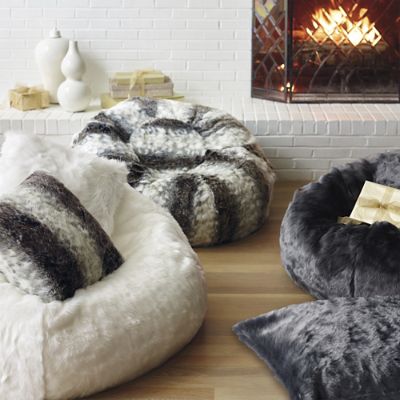 Faux fur lounge pillow sale