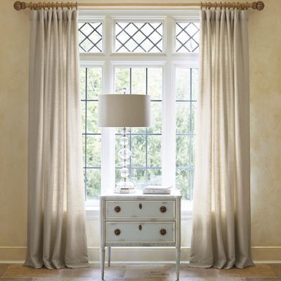 Belgian Linen Drapery Panel Frontgate