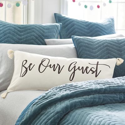 Be Our Guest Lumbar Pillow Frontgate