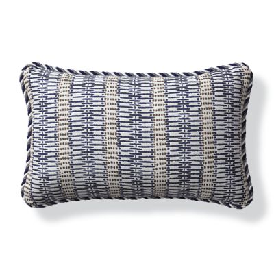 Sayulita Indigo Outdoor Lumbar Pillow Frontgate