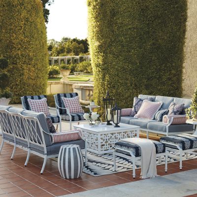 Elante Stripe Petal Outdoor Bolster Pillow Frontgate